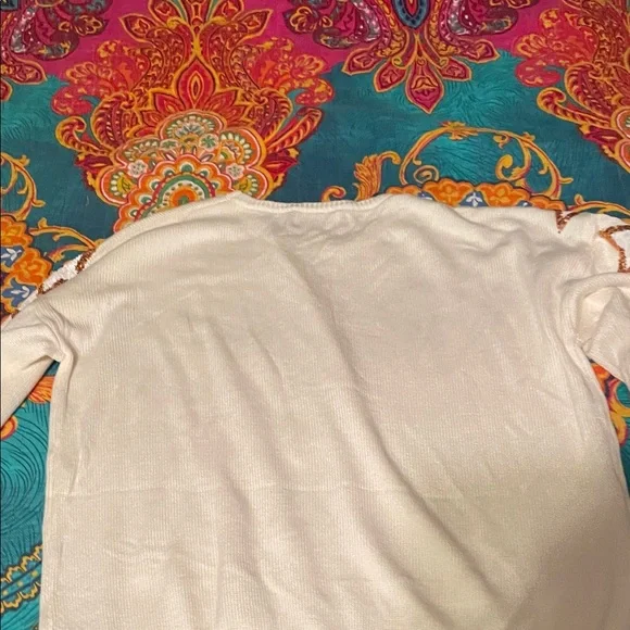 Peach Love California Cream Star Sweater - Picture 10 of 10